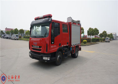 Small capacity Five Seats Imported Chassis 4x2 Drive Foam Fire Truck