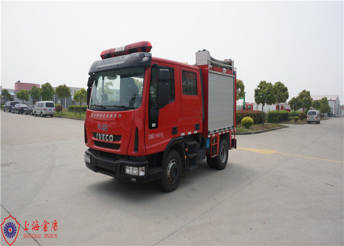 Small capacity Five Seats Imported Chassis 4x2 Drive Foam Fire Truck