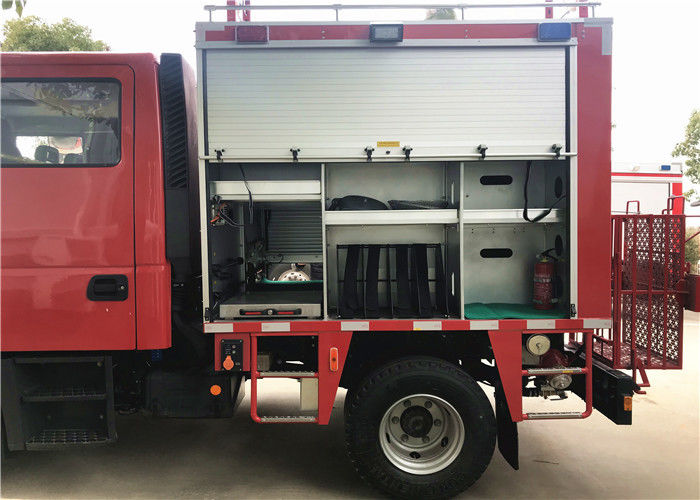 IVECO Chassis 4x2 Foam Fire Truck With 115L Plastic Fuel Tank and HALE pump