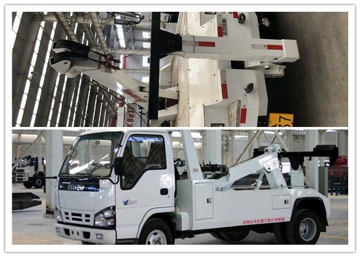 100km / H Max Speed Road Wrecker Truck With 360 Rotation Angle SQZ1507N