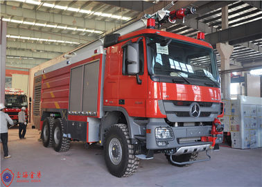 6X6 Sürücü 440kw Motorlu Havaalanı İtfaiye Aracı, Uçak Yolcularını Hızla Kurtarmak için
